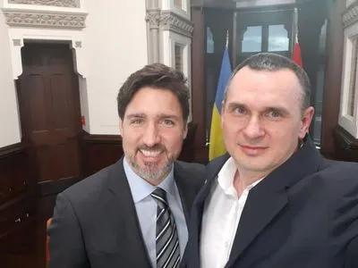 Сенцов встретился с премьер-министром Канады в Оттаве