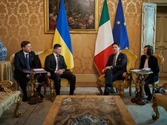 У Офісі Президента розповіли, про що розмовляли Зеленський та прем'єр Італії