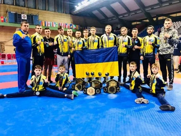 Сборная Украины получила 25 медалей на Кубке Европы по кикбоксингу