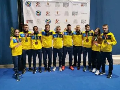 Украинские каратисты завоевали шесть медалей молодежного ЧЕ