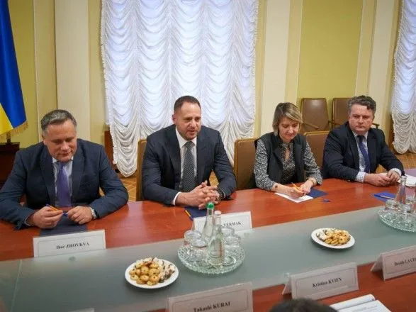 Єрмак провів зустріч з керівниками дипмісій країн G7: подробиці