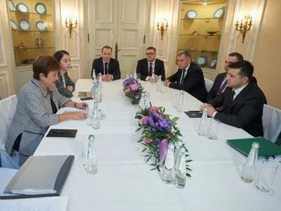 Зеленский провел встречу с директором-распорядителем МВФ
