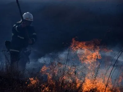 Из-за теплой зимы количество природных пожаров в Украине удвоилось