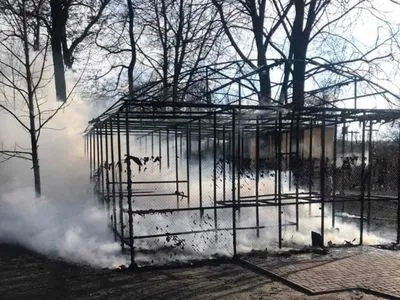 В Днепропетровской области загорелся детский аттракцион