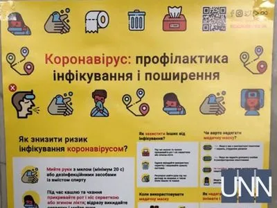 В столичном метро появились плакаты о коронавирусе