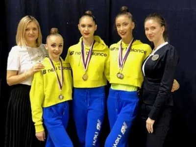 Украинские гимнастки завоевали семь медалей на этапе Гран-при в Чехии