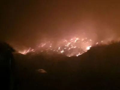 В Житомирской области ликвидировали пожар на мусоросвалке