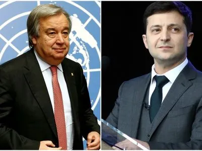 Коронавірус, Донбас і МВФ: про що Зеленський говорив із Генсеком ООН