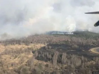 Рятувальники розповіли про перебіг лісової пожежі у Чорнобильській зоні відчуження