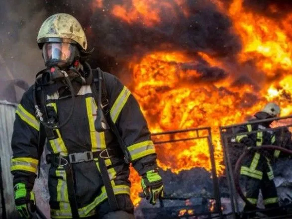 В Киеве горела нелегальная свалка