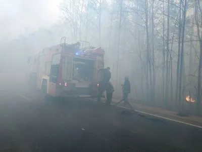Евакуйовані під час пожежі на Житомирщині повернулися до поселень відновлювати житло