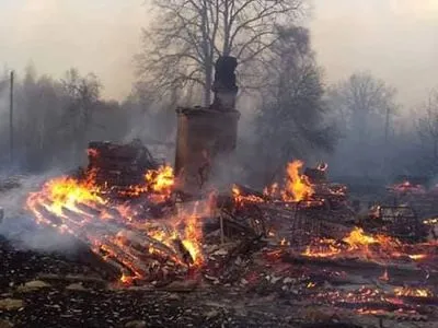 На Житомирщині згоріла більш як сторічна дерев’яна церква