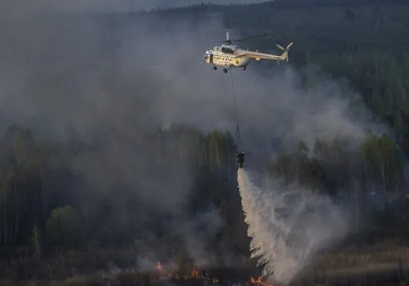 В ДСНС розповіли про ситуацію з пожежами у Чорнобильській зоні
