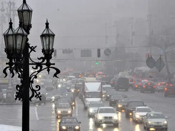 Ночь на воскресенье в Киеве оказалась рекордно дождевой