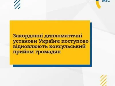 В мире восстановили свою работу 40 посольств и консульств Украины - МИД