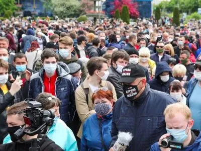 В Минске состоялся митинг на поддержку оппозиционеров на пост президента Беларуси