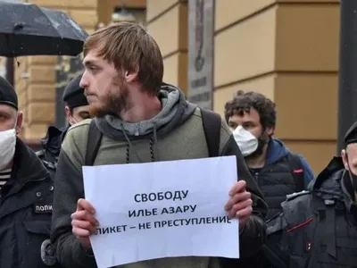 У Москві відбулися затримання учасників одиночних пікетів