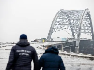Кличко рассказал на каком этапе строительство Подольско-Воскресенского моста