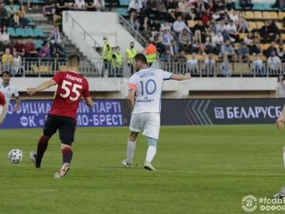 Два асисти Мілевського допомогли "Динамо-Бресту" перемогти 6:1 у зустрічі ЧБ