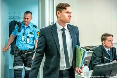 Правый экстремист осужден в Норвегии к 21 году тюрьмы за нападение на мечеть