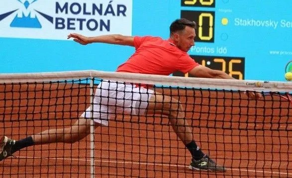 Теннисист Стаховский получил второй выигрыш на чемпионате Восточной Европы
