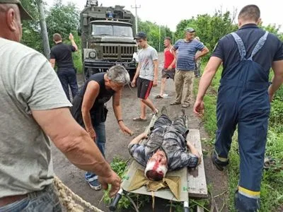 Водитель мопеда упал с гребли в Кировоградской области