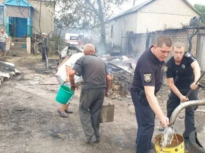 Ліквідація трьох осередків лісових пожеж на Луганщині: рятувальникам допомагають 500 поліцейських