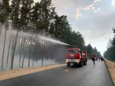 Лісові пожежі у Луганській області: одна людина загинула, ще дев'ять - госпіталізовано