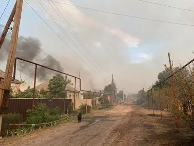 Лесные пожары в Луганской области: из больницы выписали пятерых детей