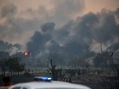 Голова Луганської ОДА просить Кабмін визнати лісові пожежі НС державного рівня