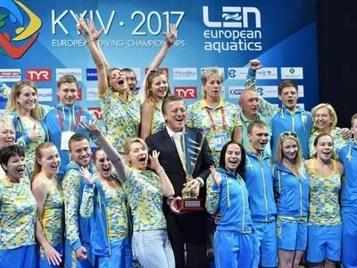 Украина попала в тройку самых титулованных сборных Европы по прыжкам в воду