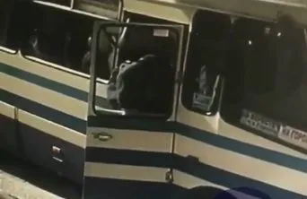 З'явилося відео, як "луцький терорист" потрапив в автобус