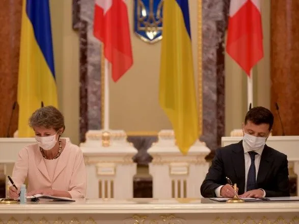 Украина и Швейцария подписали ряд двусторонних документов