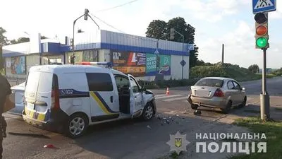 В Харьковской области произошло ДТП с участием полицейских