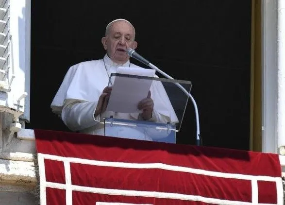 Папа Франциск підтримав припинення вогню на Донбасі й молиться за його здійснення