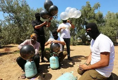 Ізраїлю контратакував цілі ХАМАС у Газі через повітряні кулі з вибухівкою