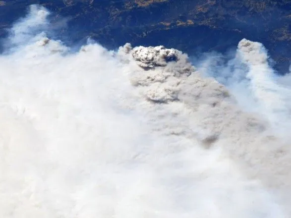 На МКС зробили фото лісових пожеж у Каліфорнії