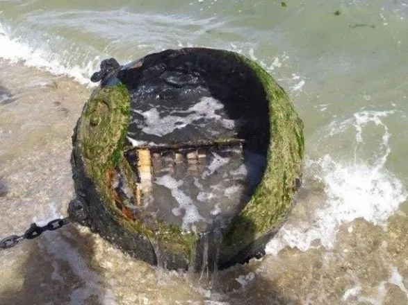 На пляже в Одесской области обнаружили мину времен Второй мировой войны