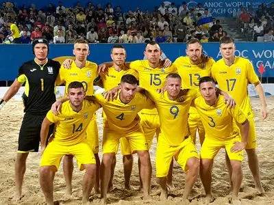 Збірна України перемогла на старті Суперфіналу Євроліги з пляжного футболу
