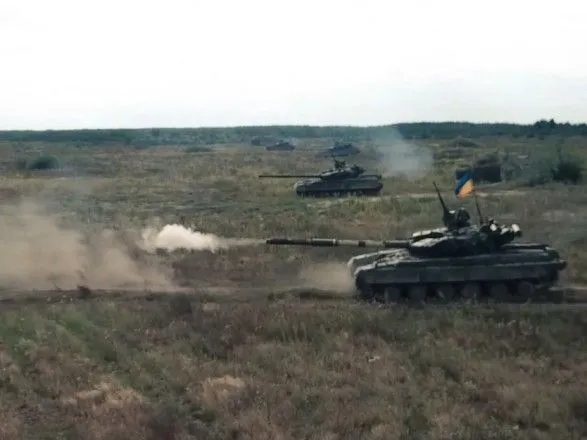 В ВСУ прошли соревнования на лучший танковый взвод