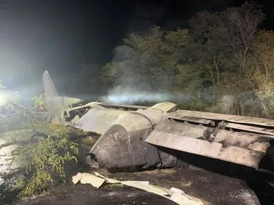 Военный самолет, упавший на Харьковщине, заходил на посадку