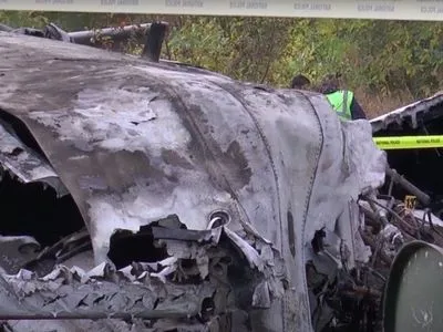 У ДСНС опублікували відео із місця падіння літака на Харківщині