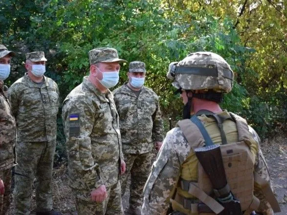 В ООС проверили передовые позиции пограничников в коридоре "Горловка-Бахмут"