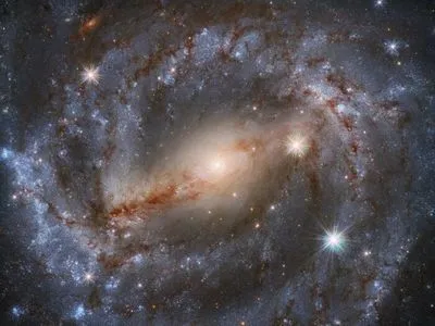Хаббл сделал фото спиральной галактики