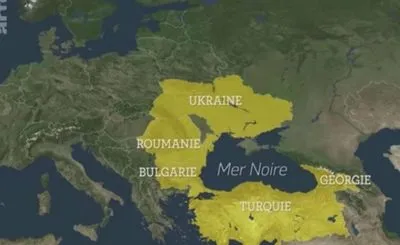 Французький канал Arte опублікував карту з "російським" Кримом