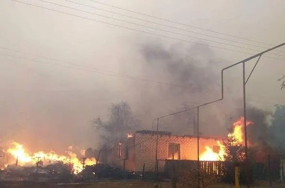 Пожары в Луганской области: госпитализированы 15 человек, девять - погибли