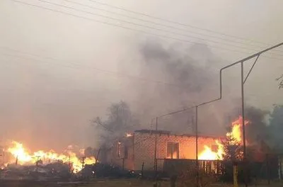 Пожежі на Луганщині: госпіталізовано 15 людей, дев'ятеро - загинули