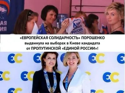 Європейська солідарність Порошенка висунула до Київради кандидатку, яка працювала на пропутінську Єдину Росію, - експерт
