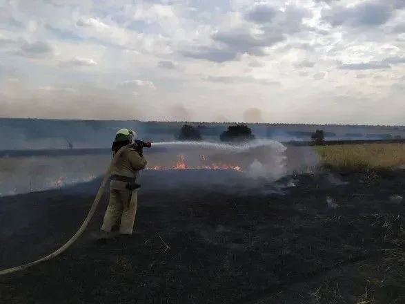 В Луганской области продолжается тушение шести очагов пожаров