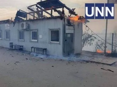 ОБСЕ не зафиксировала "существенного ущерба" от пожаров сооружениям у КПВВ "Станица Луганская"
